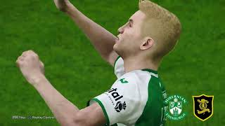 Hibernian vs Livingston Highlights Goals  Scottish Premiership 2324  PES 21 [upl. by Arand]