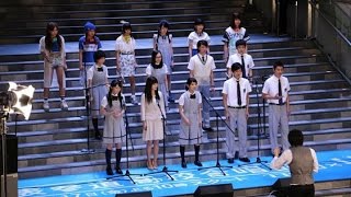 「表参道高校合唱部！」リトグリ Little Glee Monster 神田沙也加ら出演者と 翼をください [upl. by Alexio]