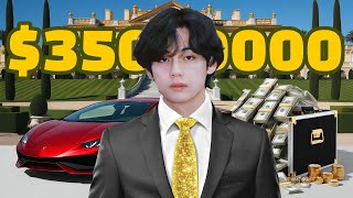 From 0 to 35000000 BTS Taehyung Networth  BTSv taehyung [upl. by Aicenert]