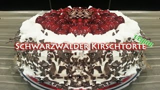 VEGANE SCHWARZWÄLDER KIRSCHTORTE  Vegan Selber Machen Rezept Schwarzwälder Kirschtorte Vegan 2015 [upl. by Yenwat]