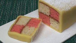 Battenberg Cake Recipe [upl. by Zingale]