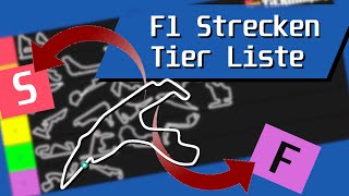 Eine TierListe mit F1 Strecken [upl. by Leonteen]