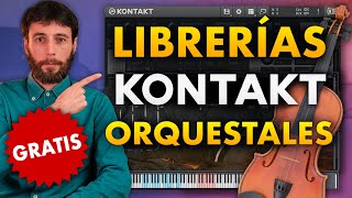 KONTAKT ► TOP 10 LIBRERÍAS ORQUESTALES GRATIS 🎁 LAS MEJORES‼ 🔥 100 legal ✅ [upl. by Einnim602]