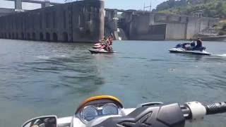 Subida Barragem do Carrapatelo  Douro Jet Force  1º Parte 31072016 [upl. by Oak465]