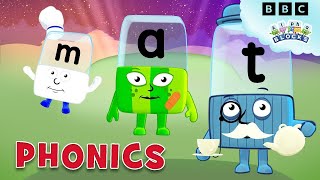 One Syllable Words  Phonics for Kids  Learn To Read  Alphablocks [upl. by Zullo]