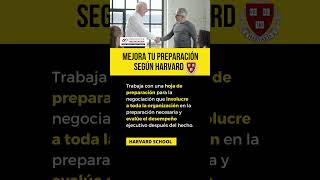 Mejora Tu Preparación Según HARVARD linzoain cursosdenegociación nuncatemasnegociar [upl. by Dlonra]