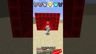 laser damage vs armors in minecraft shorts meme [upl. by Obed90]