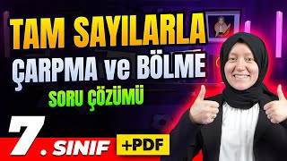 7 Sınıf Matematik Tam Sayılarda Çarpma ve Bölme İşlemi PDF Kaynak [upl. by Acilejna]