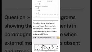 Curie Law and diagrams showing paramagnetic substances when magnetic field is strong amp weak physics [upl. by Weihs]