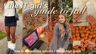 ULTIMATE FALL GUIDE 🍁 fashion trends bucket list amp romanticizing fall [upl. by Calvano]