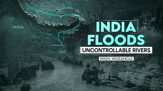 India floods Assam Bihar on Alert  Uttarakhand landslides  WION Wideangle [upl. by Sumedocin]