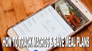 DETAILED How to Add Meal Plans amp MacroNutrients FREE on MYFITNESSPAL [upl. by Nikolos]