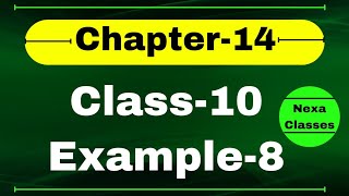 Example 8 Chapter 14 Statistics Class 10  Chapter14 Example 8 Class 10  Class 10 Example 8 Ch 14 [upl. by Trudnak315]