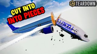 I Will Destroy The Whole Plane  Realistic Destruction In Teardown Gameplay [upl. by Lesko]