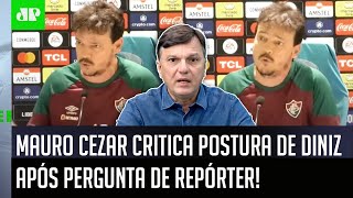 quotPOR QUE FAZ ISSO O Diniz foi MUITO INDELICADO com o REPÓRTER equot Mauro Cezar CRITICA RESPOSTA [upl. by Furtek]