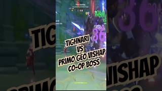 tighnari vs primo geo vishap coop event boss shorts tighnari gameplay [upl. by Alphonsine613]