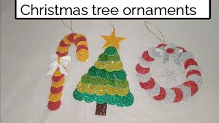 Christmas tree ornaments  DIY  Christmas tree decorations  Simple decorations [upl. by Landmeier]