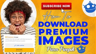 How to download premium Images for free from freepik  Easy and Legit Method [upl. by Meggy224]