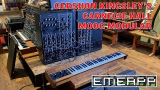 Wanna see Gershon Kingsleys Moog used at the First Moog Quartets premiere Carnegie Hall concert [upl. by Hcardahs]