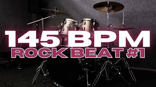 145 BPM  Rock Drum Beat  Loop 1 [upl. by Assilaj544]