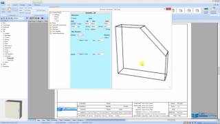 Creating a Sloped Cabinet in CabMaster [upl. by Kerek]