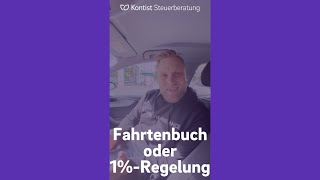 Fahrtenbuch oder 1Regelung  Was ist besser  Kontist Steuerberatung [upl. by Ahseek5]