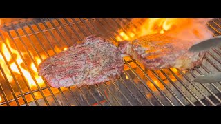 Can the Weber SearWood Really Sear Steaks [upl. by Merkley769]