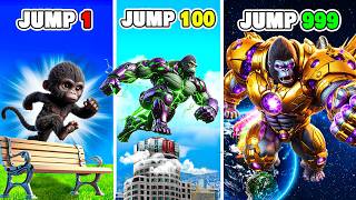 KING KONG Upgrades with Every Jump [upl. by Nylzzaj]