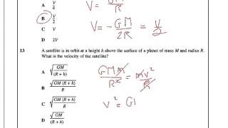 A Level Physics AQA Year 13 Mock Multiple Choice Gravitational and Electric Fields [upl. by Jecon]