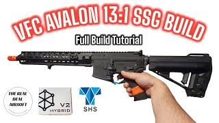 VFC Avalon Airsoft M4 131 SSG FULL BUILD  Building amp Shooting Test [upl. by Retsel]