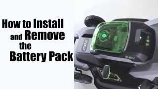 Installing and Removing Your EGO Mower Battery [upl. by Cutcliffe19]