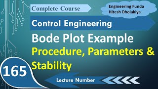 Bode Plot Example in Control Systems Basics Drawing Procedure and Parameters [upl. by Enilatan]