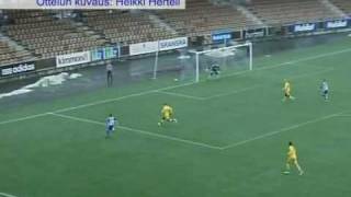 HJK TV HJK  IFK Mariehamn Finnish Liigacup semifinal 442009 [upl. by Evannia]