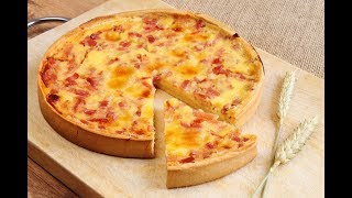 TUTO comment faire une quiche lorraine [upl. by Volding201]