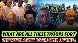 BenKeifala didnt think of this before marriage100 Troops of Gambia EcowasUN moving to SLeone [upl. by Hirz744]