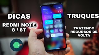 Redmi Note 8  8T  Andrroid 11  Dicas e Truques  Trazendo recursos de Volta [upl. by Nims]