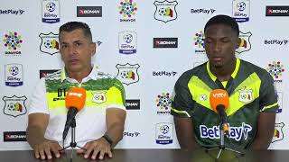 Rueda de prensa de Deportes Quindío tras su partido con Barranquilla [upl. by Will]