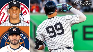 New York Yankees vs Houston Astros  Game Highlights  5824 [upl. by Adallard44]