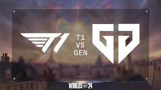 T1 VS GEN G ESPORTS  MAPA 1  SEMIFINAL  DÍA 2  WORLDS 2024 LEAGUE OF LEGENDS [upl. by Spitzer]