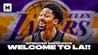 SPENCER DINWIDDIE WELCOME TO THE LAKERS [upl. by Eltsirc]