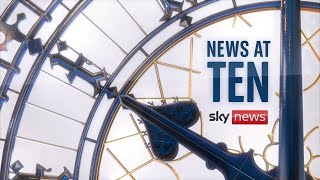 Watch Sky News at Ten │ Monday 14 October [upl. by Irwinn]