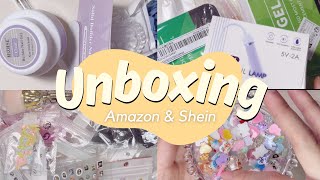 cc haul  📦 Amazon amp Shein nail unboxing ep 3 Nail supplies Kawaii charms ASMR [upl. by Ordnassela]