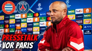 Kane amp Kompany im Pressetalk vor dem Topspiel gegen PSG 🇫🇷  Champions League [upl. by Chrisman]