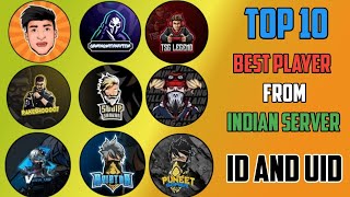 TOP 10 BEST FREE FIRE PLAYER IN INDIAN SERVER ❤️  BEST MOBILE PLAYER IN INDIA [upl. by Madoc]