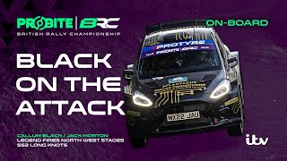 👊 Black on the attack I North West Stages I Onboard I Probite British Rally Championship [upl. by Ardekan267]