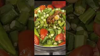 New Bhindi Recipe For Lunch 🤤💯😋 shorts bhindi recipe bhindikisabzi ytshorts [upl. by Nosyla313]