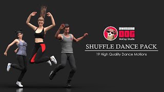 Shuffle Dance MoCap Motion Pack  iClone Demo [upl. by Ellekim232]