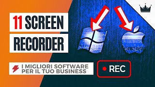 11 programmi per REGISTRARE lo SCHERMO GRATIS su PC Mac e iPhone con AUDIO e WEBCAM ma SENZA LAG [upl. by Fritzie]