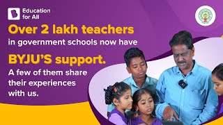 Teachers sharing their thoughts on how BYJUS impacting their lives and their students [upl. by Hollinger]