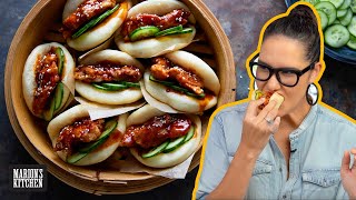 My EPIC Korean Fried Chicken Bao Buns  Marions Kitchen [upl. by Ahsele]